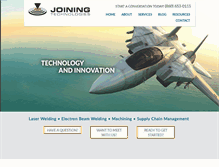 Tablet Screenshot of joiningtech.com